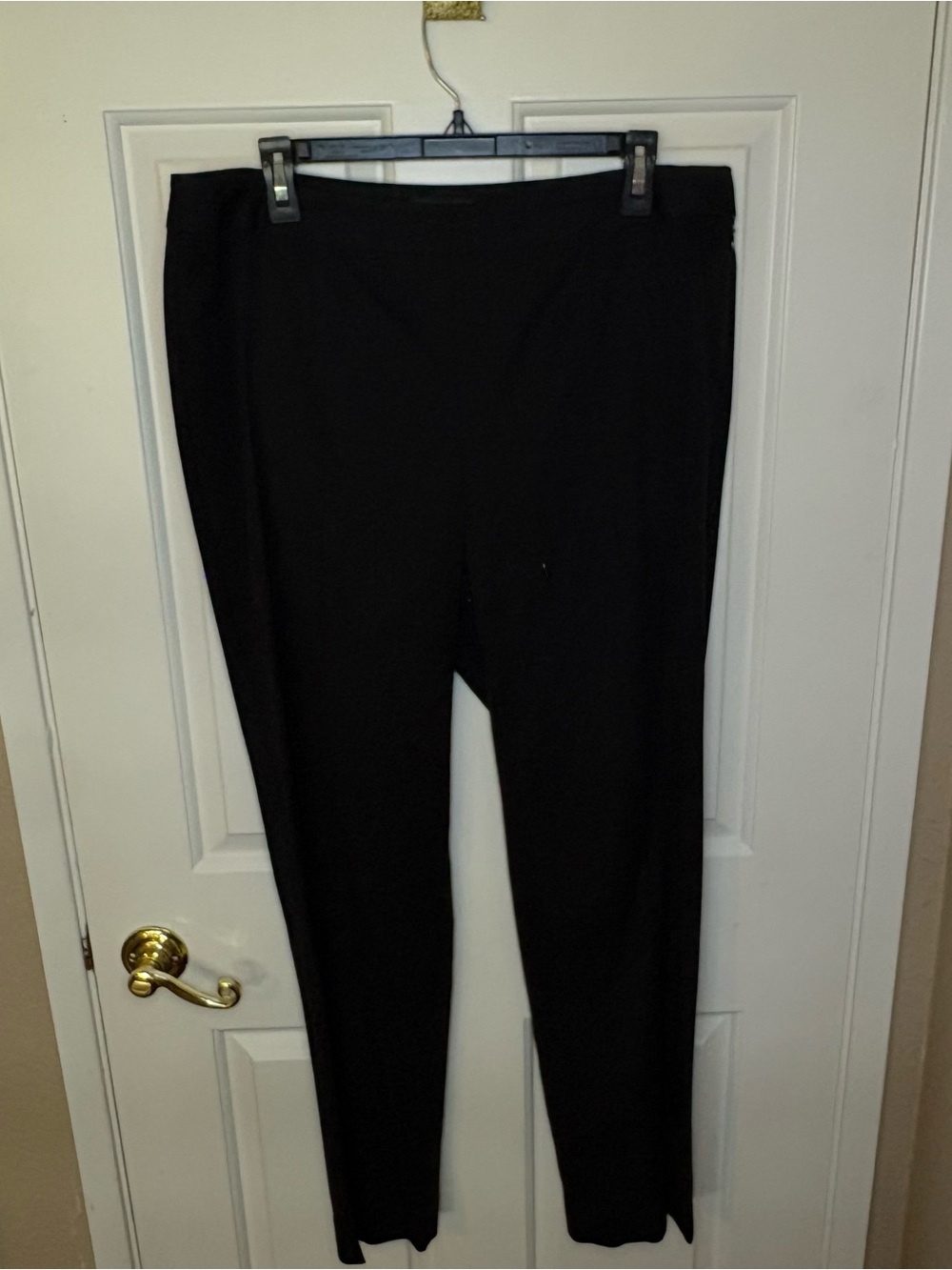Women's Black Skinny Ponte Pants